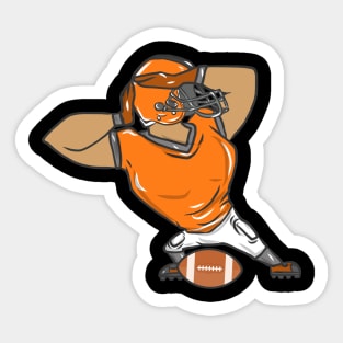 Rugby American Football Sport USA Gridiron Football Gift Sticker